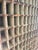 Antique Industrial Wooden Printer’s Type Case Cabinet With 120 Compartments – Original Painted Finish For Sale In Atlanta - Image 6 of 6