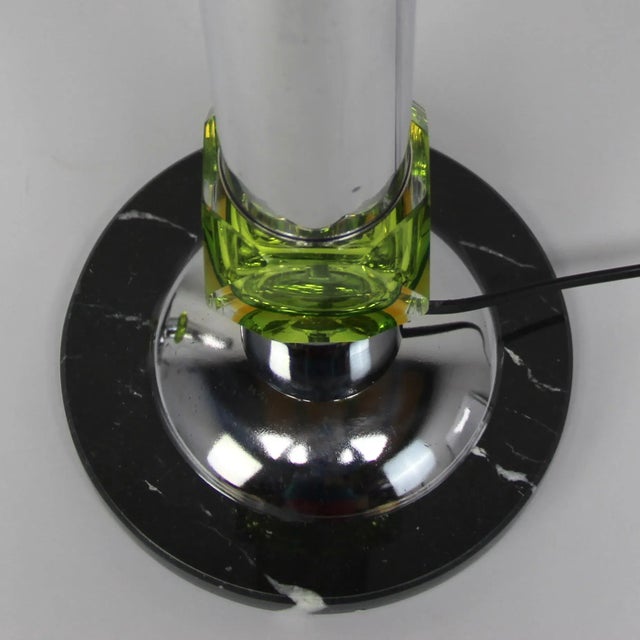 Mid-Century Modern Desktop Lamps in Murano Glass by Alessandro Mandruzzato, Set of 2 For Sale - Image 3 of 7