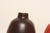 Raspberry Red Pair of Petite Ceramic Bud Vases #130 in Matte Suede Red and Dark Brown by Heath For Sale - Image 8 of 9