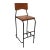 Toka Stained Bar Stool For Sale - Image 4 of 4