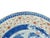 Early 20th Century Early 20th Century Antique Hand Painted Chinese Blue and White Porcelain Plate With Rice-Grain Pattern For Sale - Image 5 of 8