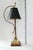 Mid-Century Modern 1970s French Bouillotte Style Brass Desk or Table Lamp With Painted Brass Shade For Sale - Image 3 of 13