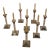Set of 8 Silver Plate Corinthian Column Candlesticks For Sale