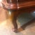Brown 1990s Italian 3 Drawer Shaped Walnut Chest of Drawers For Sale - Image 8 of 13