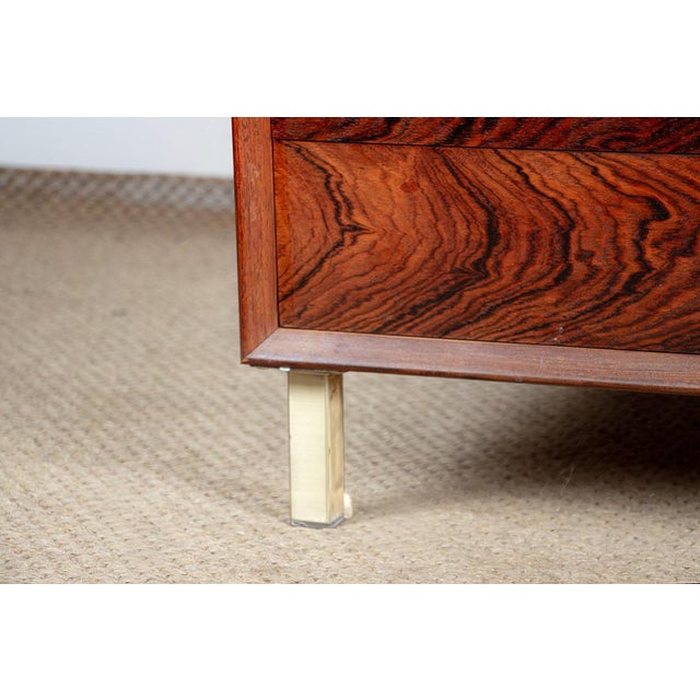 Low Danish Chest of Drawers in Rosewood by Erik Brouer for Brouer Møbelfabrik, 1960 For Sale - Image 3 of 15