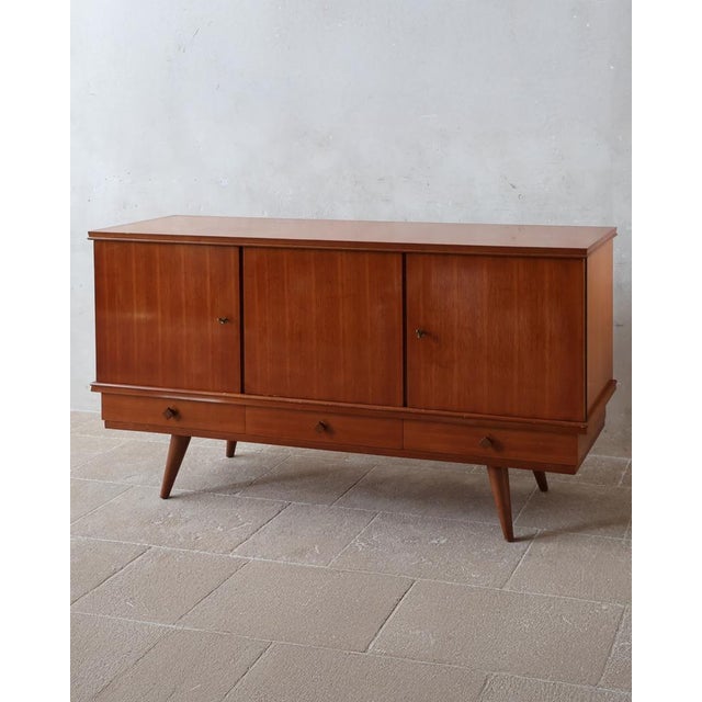 Mid-Century Modern Teak Sideboard by Gaston Poisson, 1960s For Sale - Image 4 of 18