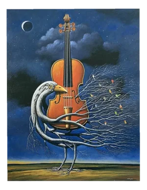 Rafal Olbinski, A Bird, Giclee Print