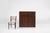 A striking Belgian Brutalist bar cabinet from the 1970s, crafted in richly toned wood with a brushed aluminium base. The...