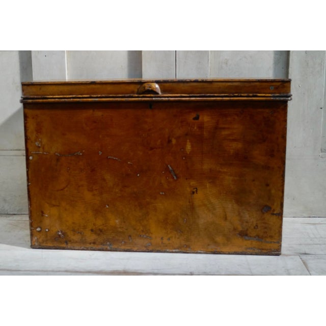 Late 19th Century Victorian Metal Deed Box, 1880s For Sale - Image 5 of 8