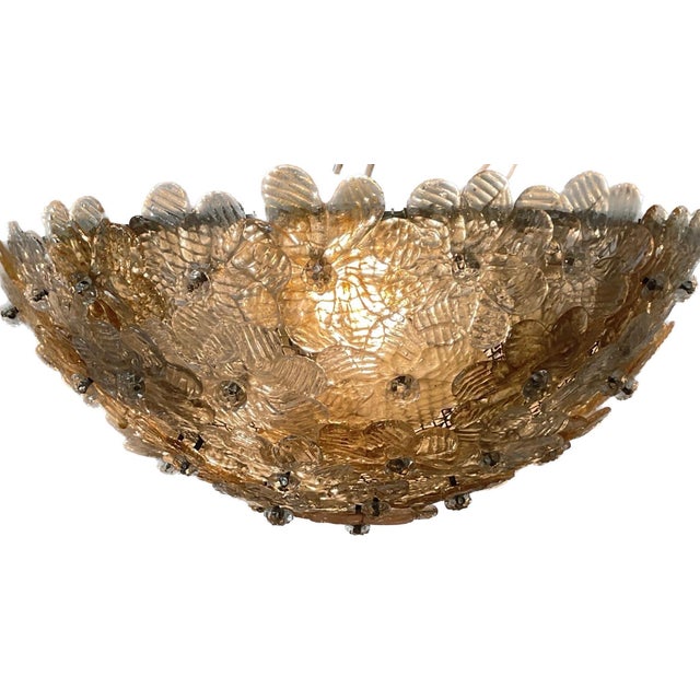 Coloured Glass Ceiling Light by Seguso, 1960 For Sale - Image 9 of 18