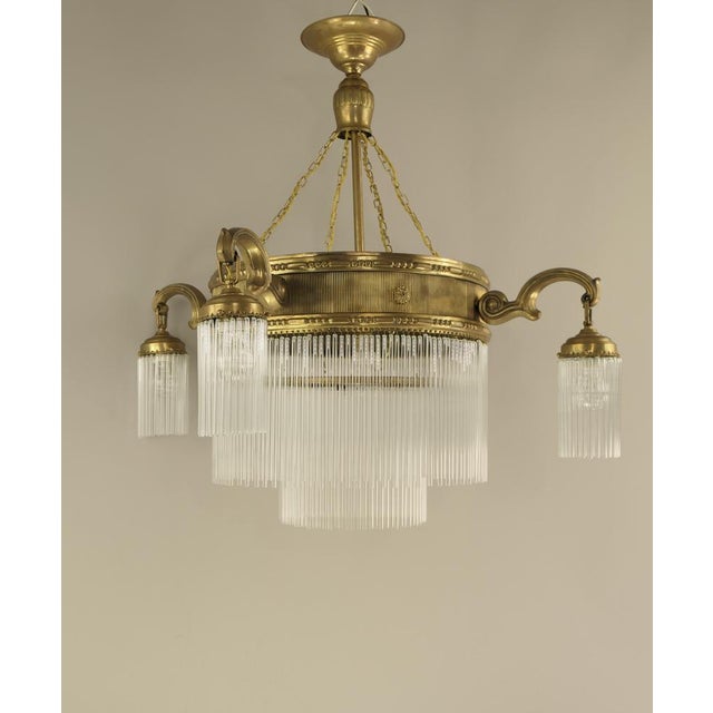 Viennese Coffee House Ceiling Lamp, Austria For Sale - Image 5 of 14