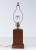 Handmade Primitive Moderne Folk Art Skyscraper Lamp Walnut Mid Century For Sale - Image 13 of 13
