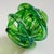 Contemporary Vintage Green Art Glass Knot For Sale - Image 3 of 8