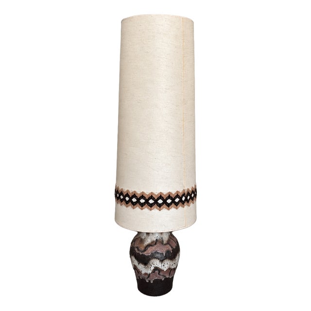 Large Vintage Table Lamp For Sale