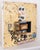 Abstract expressionist oil painting with assembled objects by Bay Area artist Michael Pauker (American, b. 1957). Against...