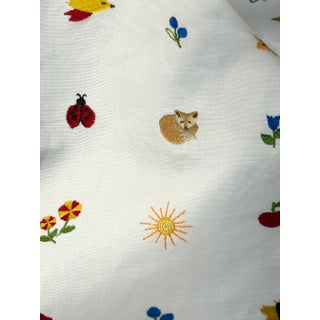 Schumacher "Tiny Things” Embroidery– 5.25 Yards For Sale