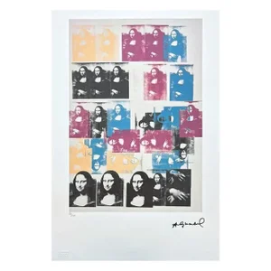 After Andy Warhol, Colored Mona Lisa, 1980s, Lithograph