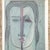 1950s Mid-Century Modernist Abstract Cubist Portrait in Oil on Canvas Signed Augusti For Sale - Image 5 of 9