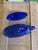 Vintage Cobalt Blue Glass Koi Fish Gravy Boat For Sale - Image 10 of 12