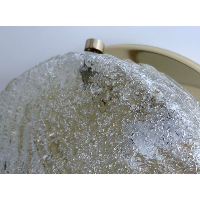 Vintage Murano Glass Flush Light from Hillebrand, 1970s For Sale - Image 6 of 16