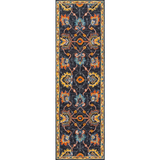 2020s Ibiza Charcoal Hand Tufted Area Rug 3' X 5' For Sale - Image 5 of 8