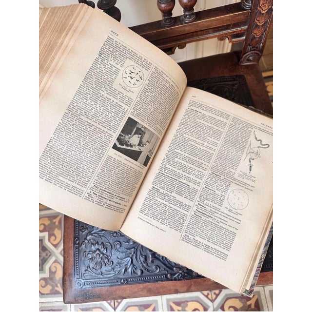 Paper Antique 1920 Larousse Médical Illustré, French Medical Encyclopedia, Book, Antiquarian For Sale - Image 7 of 9