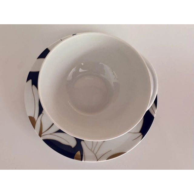 1990s Cupola Fiorella Teacup with Saucer by Mario Bellini for Rosenthal Studio Linie, Germany, 1990s, Set of 2 For Sale - Image 5 of 7