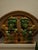 Rare Mid-Century Modern Chinese Ceremic Food Dogs in Vibrant Sancai-Style Green & Amber Drip Glaze For Sale - Image 12 of 12