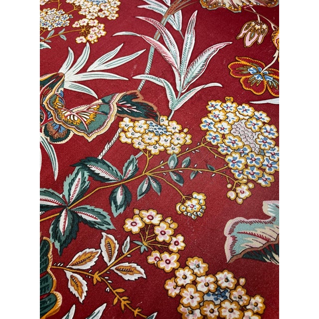 Mid-Century Scandinavian Floral Sitting Area Set, 1960s, Set of 3 For Sale - Image 9 of 18