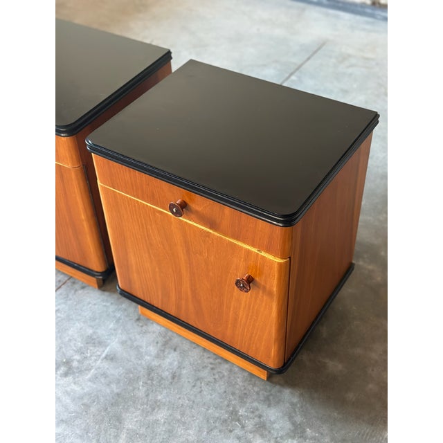 Art Deco Nightstands, a Pair For Sale - Image 4 of 7