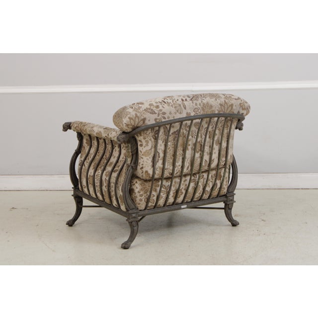 Woodward Outdoor Cast Aluminum Sofa & Chair For Sale - Image 9 of 18