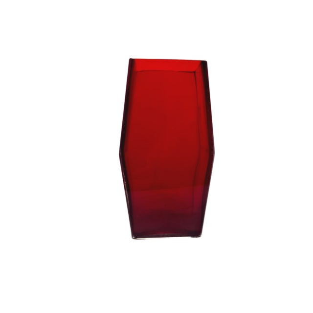 Art Deco Glass Vase by Joseph Hoffmann from Moser, Czechoslovakia, 1930s For Sale - Image 3 of 18