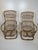 Wicker Armchairs, 1960s, Set of 2, in Good conditions. Designed 1960 to 1969