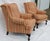 Very comfortable and solid Jessica Charles wingback chairs. I love the durable striped fabric and the solid construction...