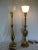 Hollywood Regency Mid-Century Lacquered Brass Lamps by Rembrandt - Set of 2 For Sale - Image 3 of 10