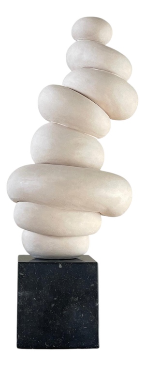Modder Taking a Step Back Ceramic Sculpture by Françoise Jeffrey