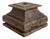 Antique Indian Rustic Column Base Candle Stand For Sale