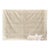 Sand & White, Hand Blockprint Cotton Coverlet For Sale