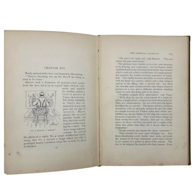 The American Claimant by Mark Twain 1st Edition 1892 Book For Sale In Washington DC - Image 6 of 12