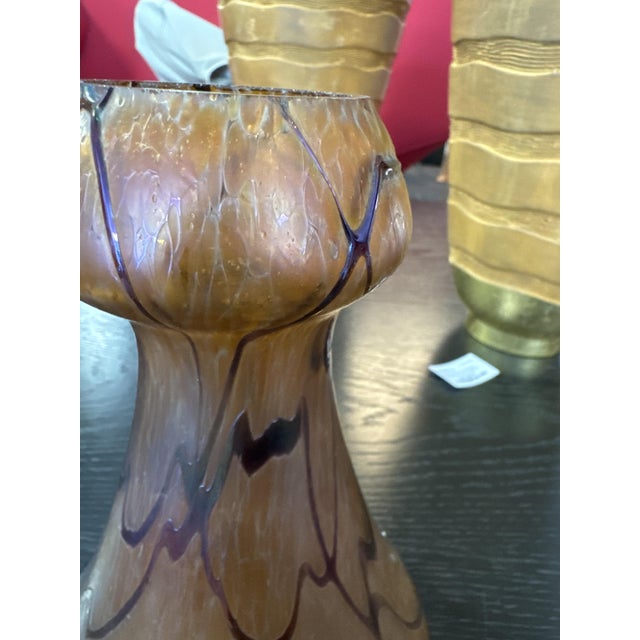 Art Nouveau Vase in Iridescent Glass from Kralik, 1900, in Good conditions. Designed 1890 to 1919 I have official proof of...