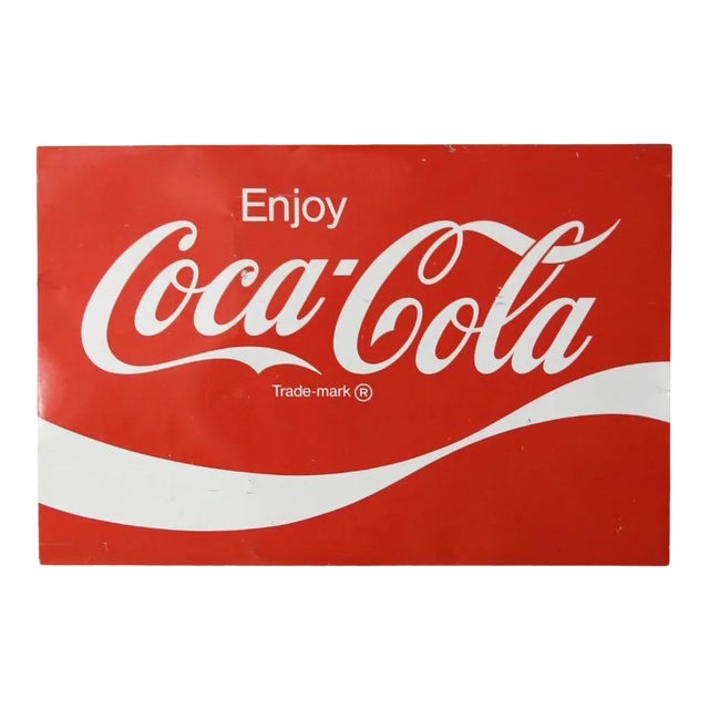 Vintage Coca-Cola Sign For Sale