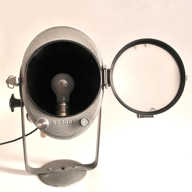 Vintage French Theater Spotlight from A.E. Cremer, 1950s For Sale - Image 11 of 15
