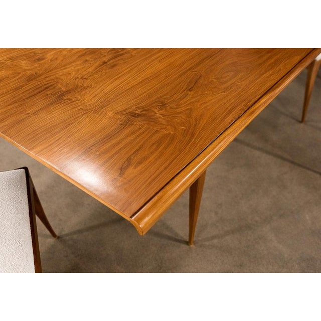 Extendable Brazilian Modern Dining Table in Caviúna Wood by Giuseppe Scapinelli, 1950s - Lot 628 For Sale - Image 15 of 15
