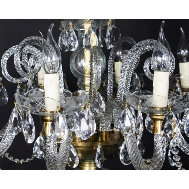 Vintage Venetian Eight Light Chandeliers, Set of 2 For Sale - Image 6 of 12