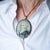Antique Georgian Portrait Miniature Pendant with 14K Gold Frame, 1800 For Sale - Image 14 of 18