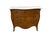 Gracefully shaped in the Louis XV tradition, this elegant French-style bombe commode features beautifully figured walnut...