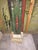 1920s 1920s Vintage Painted Carved Wall Mounted Teak Wood Columns- A Pair For Sale - Image 5 of 13