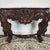 Brown Late 20th Century Hand-Carved Rococo Revival Marble Console & Mirror For Sale - Image 8 of 17