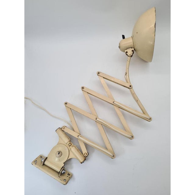 Vintage Industrial Wall-Mounted Scissor Lamp from Kaiser Idell, Germany, 1950s For Sale - Image 11 of 15