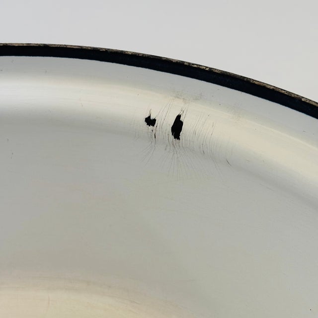 MCM Cathrineholm Enamelware Blue Lotus Casserole Pot - Made in Norway For Sale - Image 12 of 15